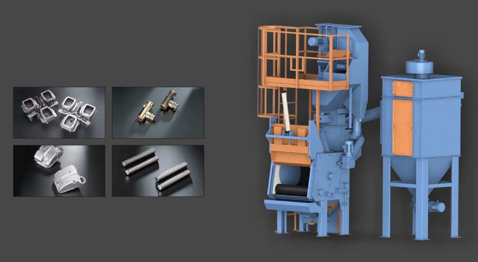 China Tumble Belt Shot Blasting Machine Crawler Blast Abrator Price