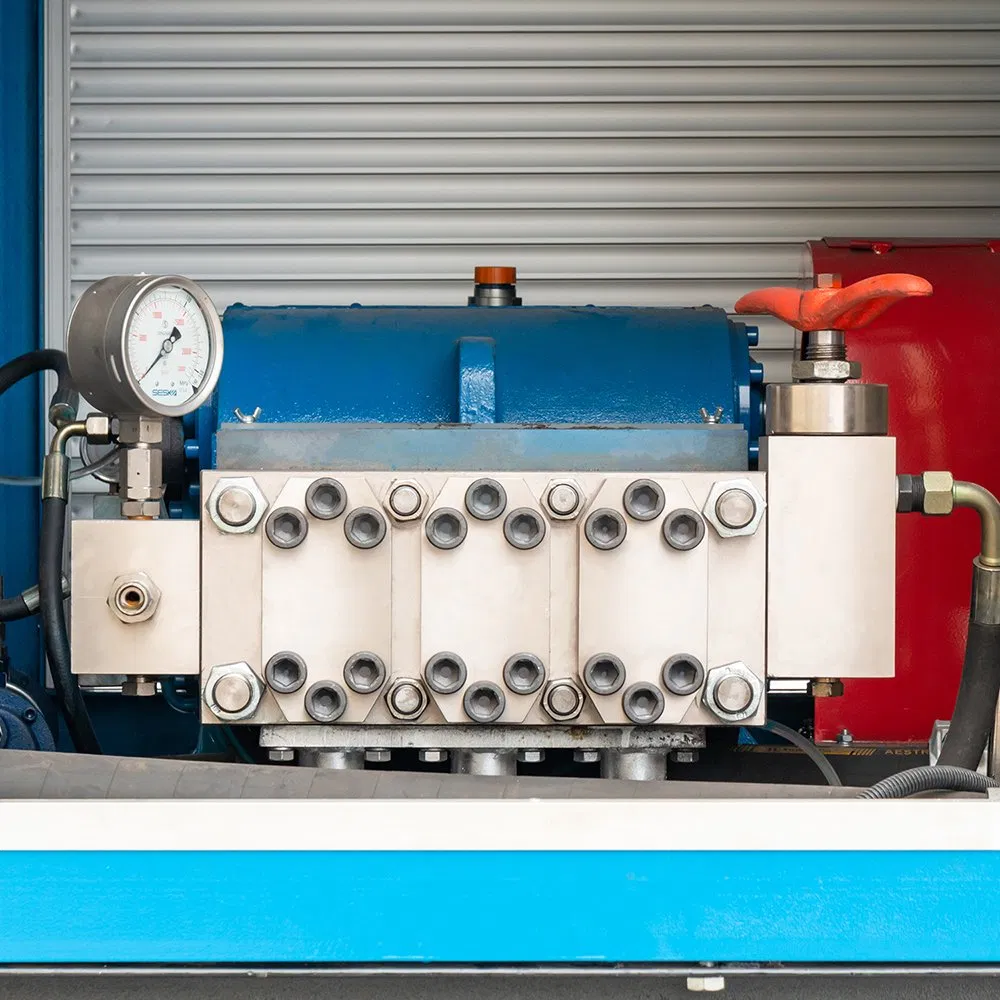 15000psi 90kw Electric Power High Pressure Water Jetting System