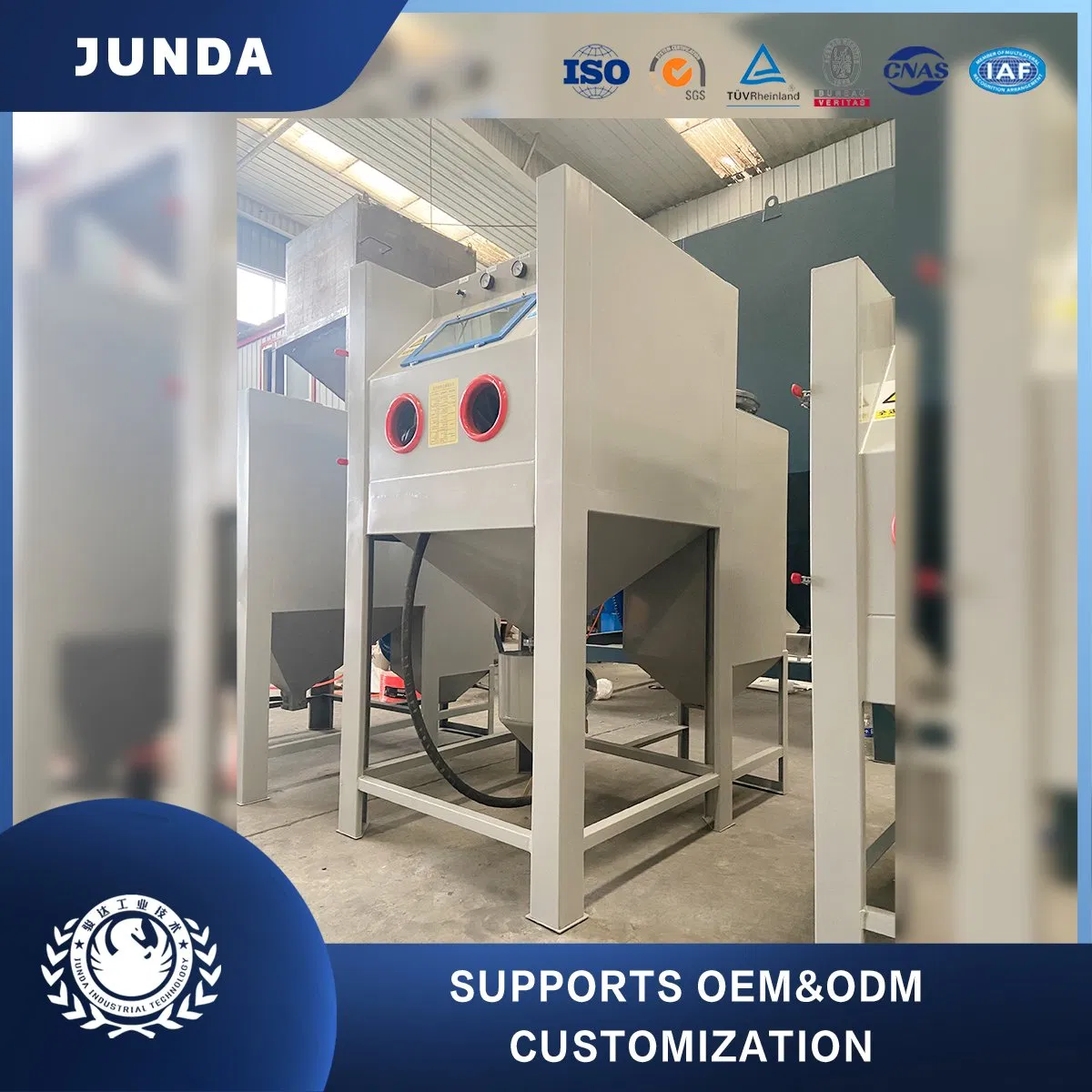 High Efficiency Dry Wet Dust; Ess Sand Blasting Sandblasting Cabinet Customerized