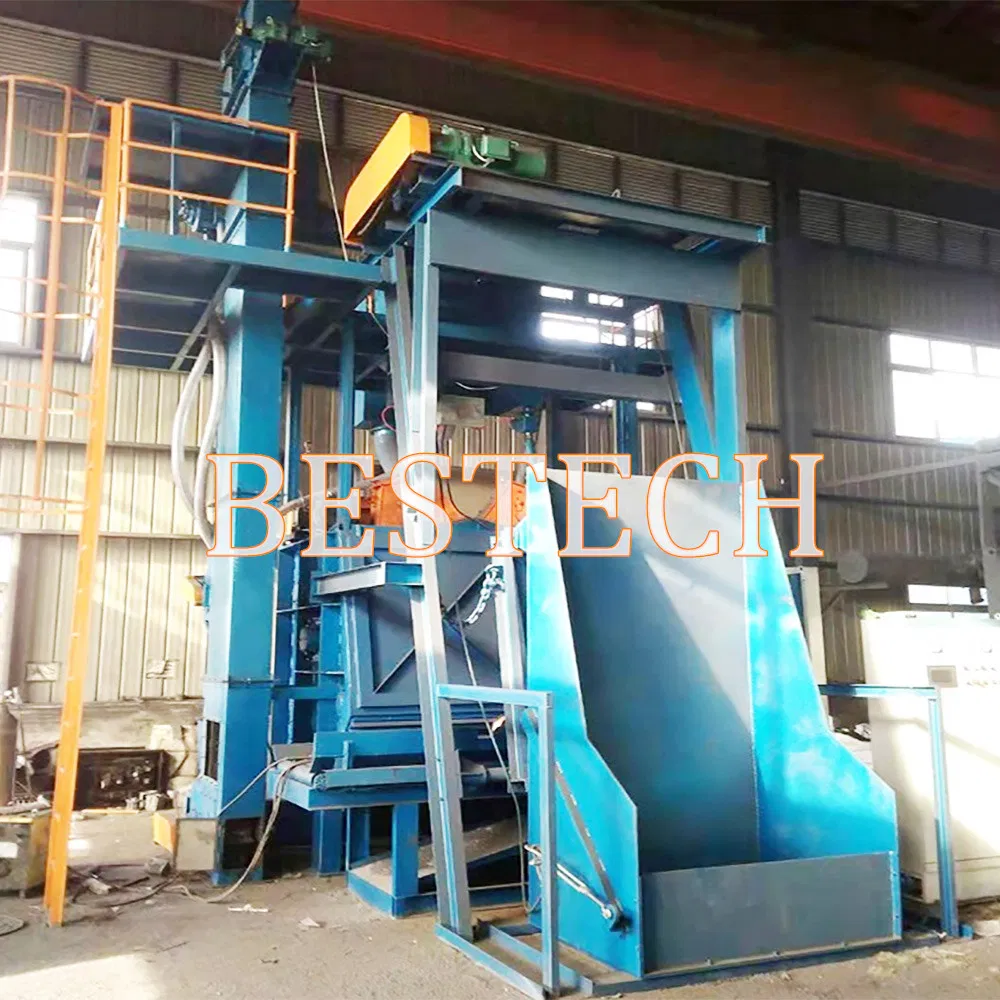 Steel Belt Tumble Blast Machines for Cleaning Steel Aluminum Brass Bronze Pressed Parts