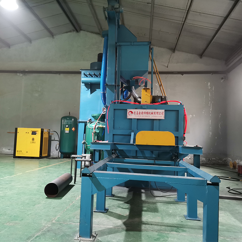 Integrated Steel Pipe Internal Sandblaster External Wall Cleaning Shot Blasting Machine
