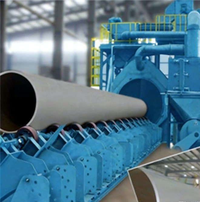 High-Precision Steel Pipe Outer Wall Shot Blasting Machine