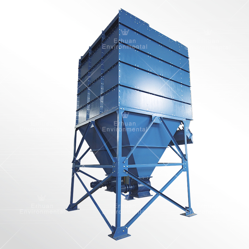 High Temperature Pulse Jet Dust Collector Flat Bag Filter Baghouse System for Gas Disposal Machinery Removes Dust Effectively