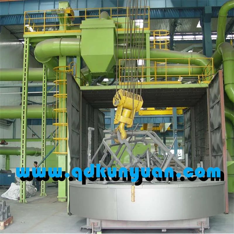 Turn Table Type Shot Blasting Machine