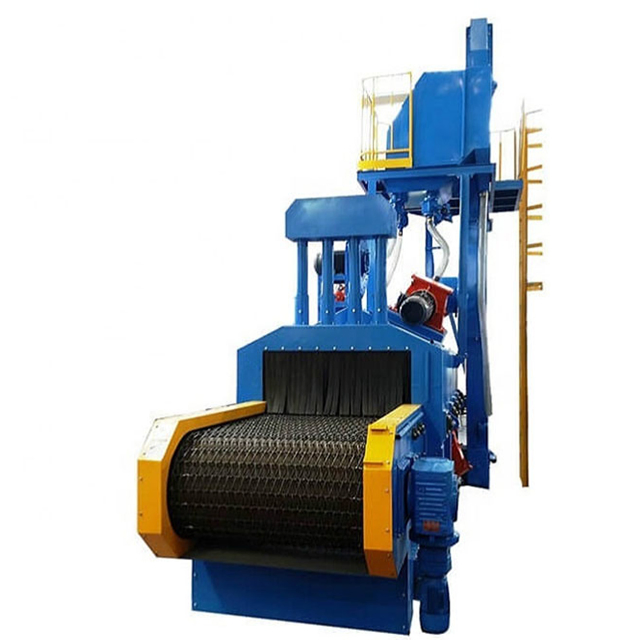 Qwd1000 Wire Mesh Belt Continous Surface Shot Blasting Machine for Aluminum Shuttering