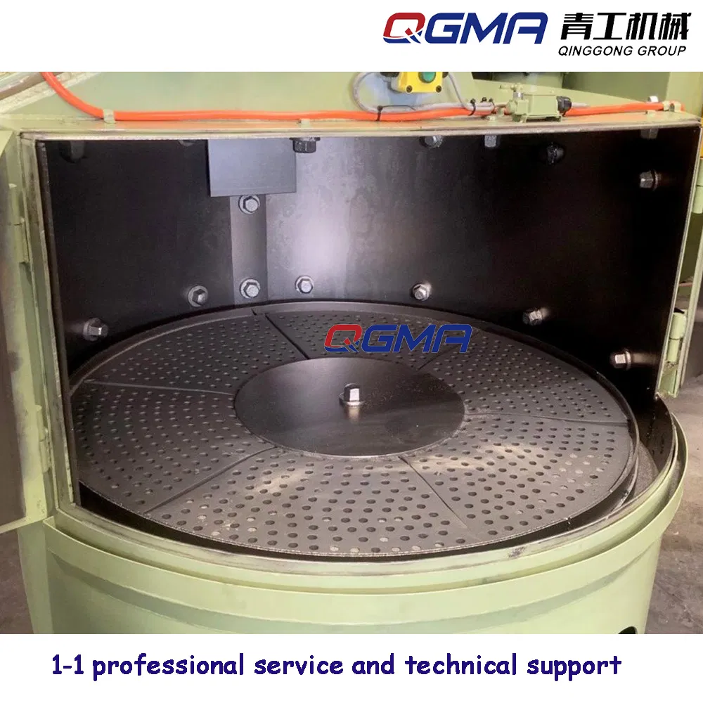 Rotary Table Type Shot Blasting Machine for Gears Shafts Forgings Cleaning