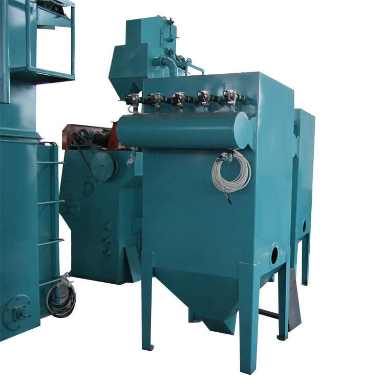 Q326 Tumble Shot/Sand Blast Machine for Small Parts Cleaning New Condition with Motor Engine Bearing for Manufacturing Plant