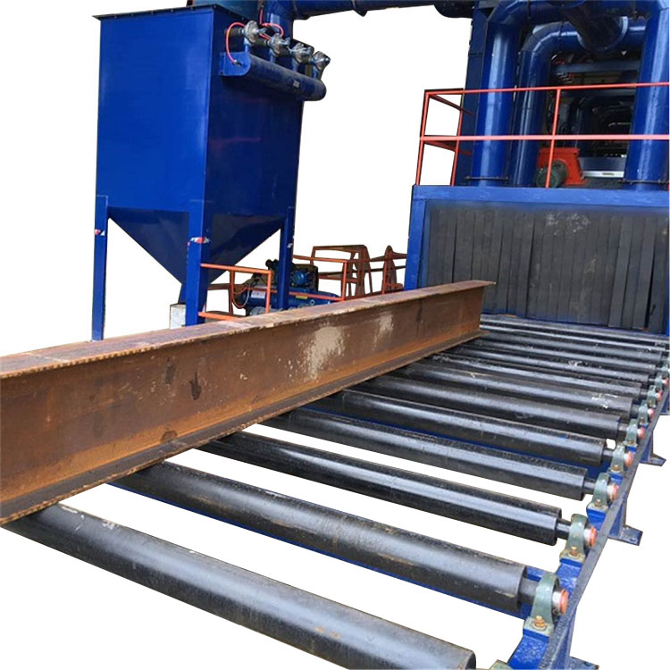 H Beam Joist Steel Plate Sheet Steel Pipe Tube Shot Blasting Polishing Machine