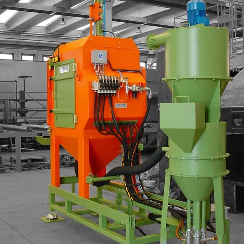 Removing Scale Rust Rubber Belt Tumble Shot Blast Machine