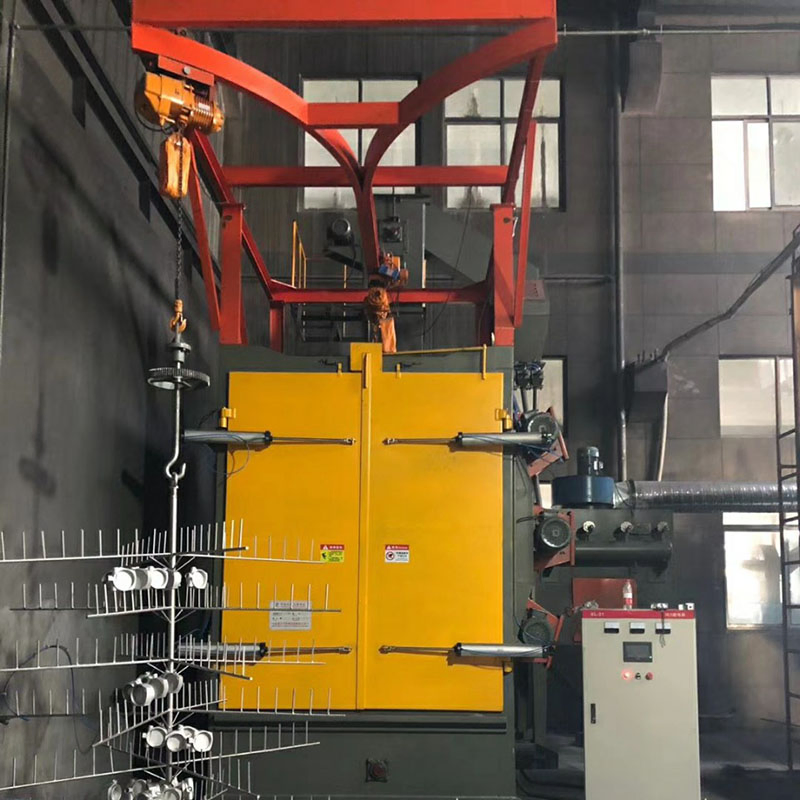 Manufacturer Supply Q37 Hanger Hook Type Shot Blasting Machine for Sale.