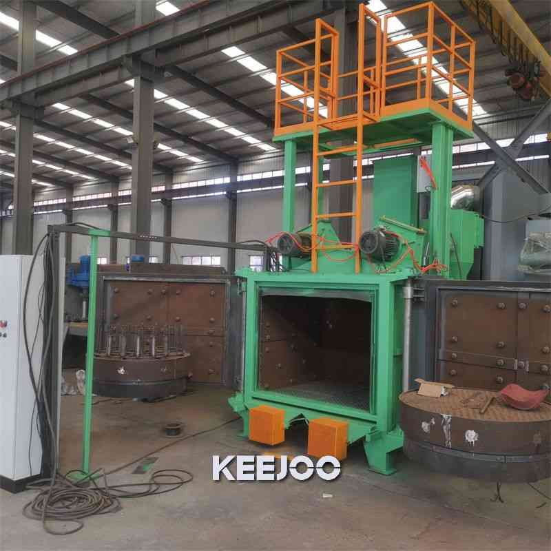 Turn Table Type Shot Blasting Machine