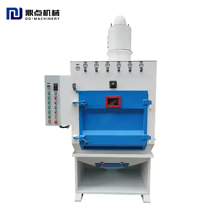 High Efficiency Automatic Sandblasting Machine Continuous Conveyor Blasting System