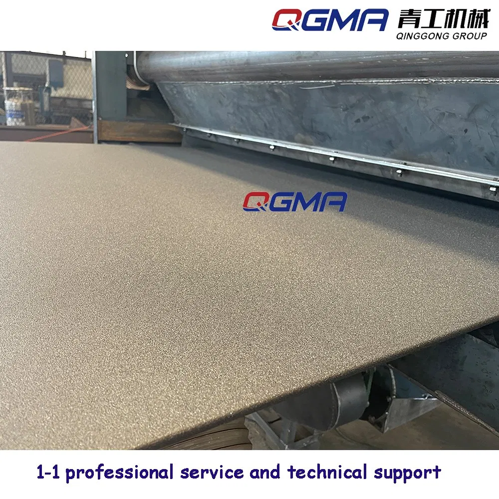 Steel Plate Roller Conveyor Through Type Wheel Shot Blasting Machine