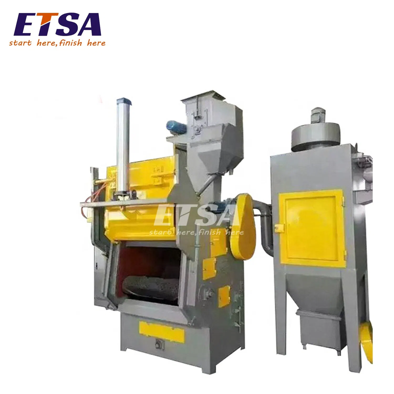 Spring Shot Peening Machine / Tumble Belt Blast Cleaning Machine