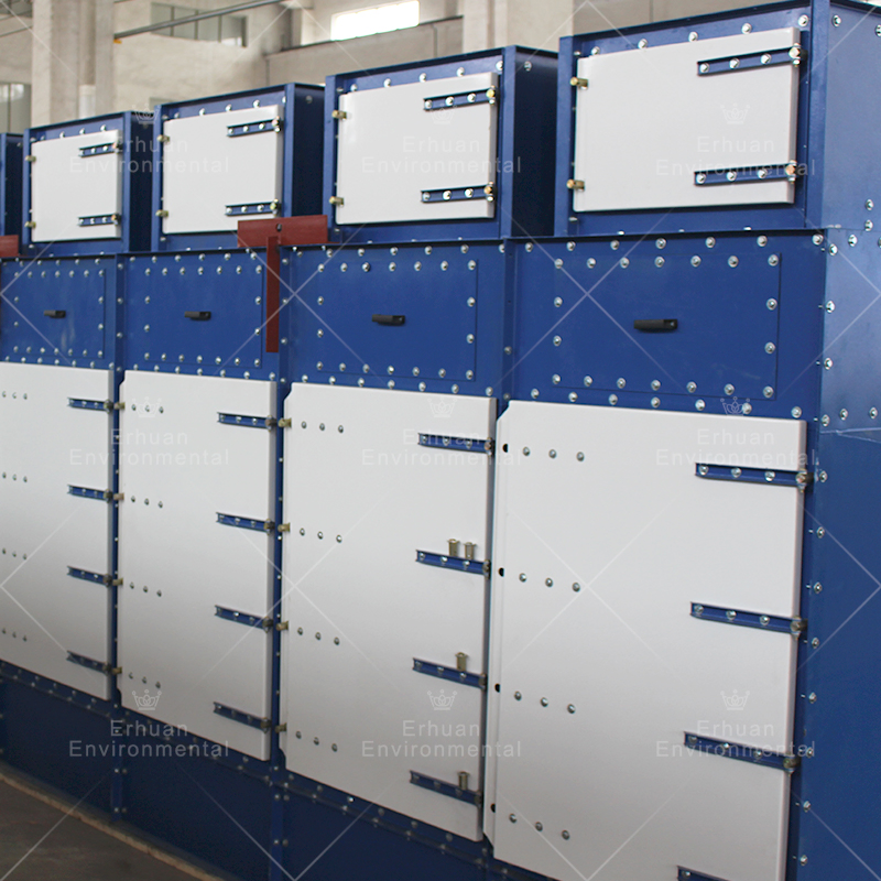 Erhuan Dust Extraction Collector System for Steel Plate Sandblasting Lines