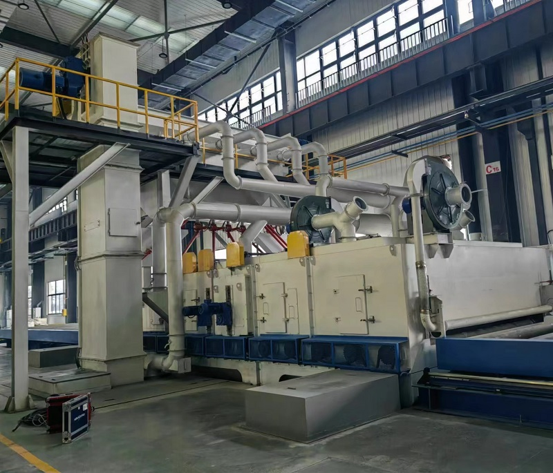 Rust Removal Metal Steel Sheet Plate Surface Cleaning Shot Blasting Machine