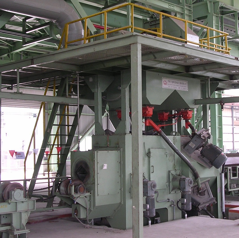 Versatile Steel Shot Blasting Equipment for Construction Rebar Cleaning Surface Roughening