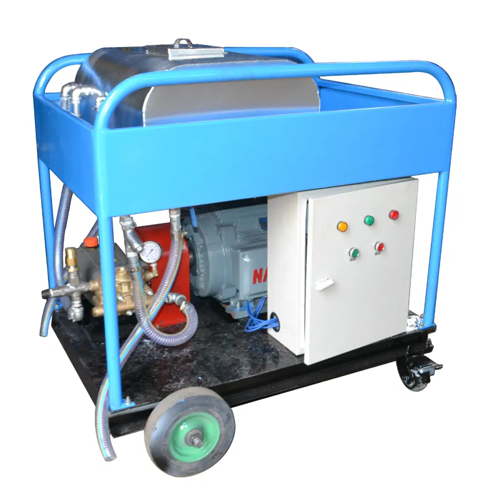 500bar Wet Sandblasting Machine High Pressure Cleaning System