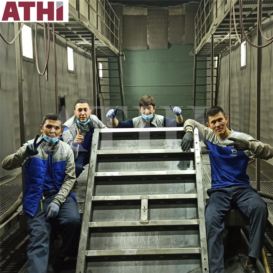 Air Shot Sand Blast Room Sandblasting Booth System with Manual Sand Blasting Machine Abrasive Transport Recovery System