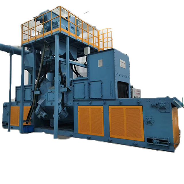 Wire Mesh Belt Continuous Shot Blasting Cleaning Machine for Stainless Steel Casting Part