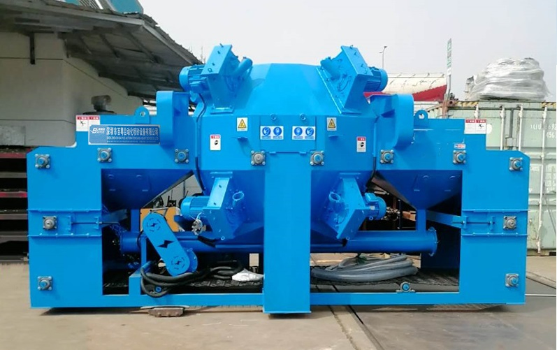 Steel Belt Wire Mesh Conveyor Type Shipyard Shot Blasting Machine Blaster for Automotive Industry