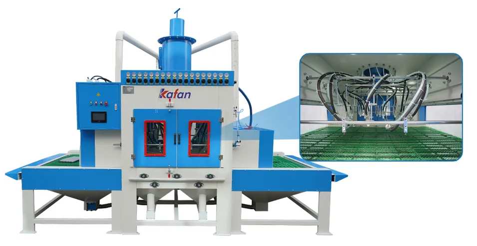 Automatic Conveyor Belt Sand Blasting Machine