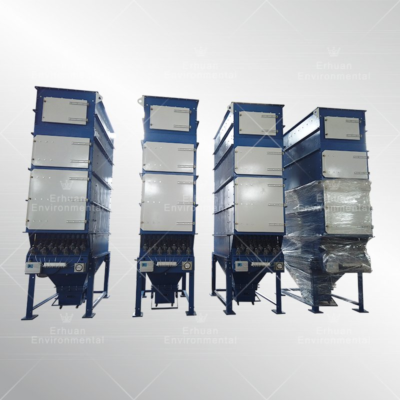 Auto Pulse Jet Flat Baghouse Cleaning System Dust Filter for Carbon Black Dust