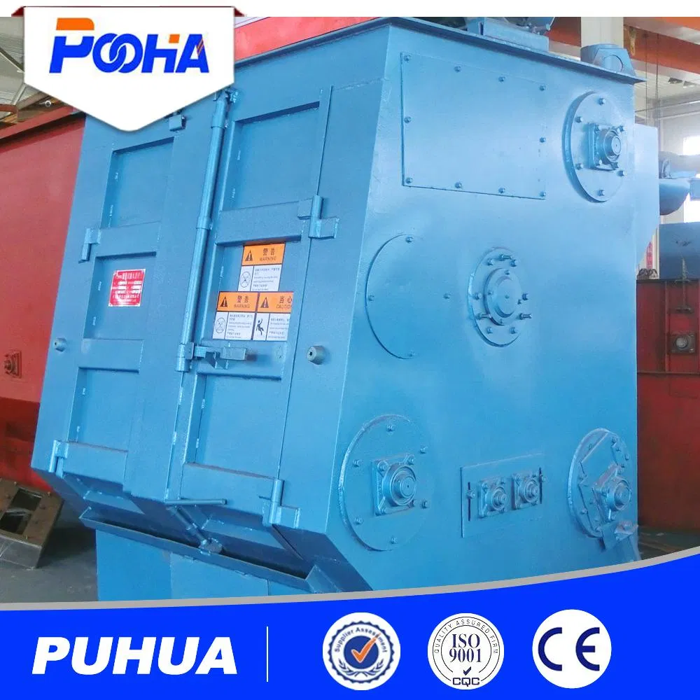 Q32 Rubber Belt Tumble Shot Blast Machine