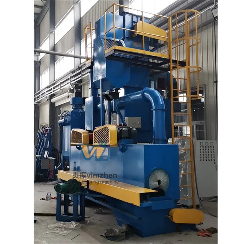 Turnkey Stone Surface Treatment Shot Blasting Line with Blasting &amp; Polishing