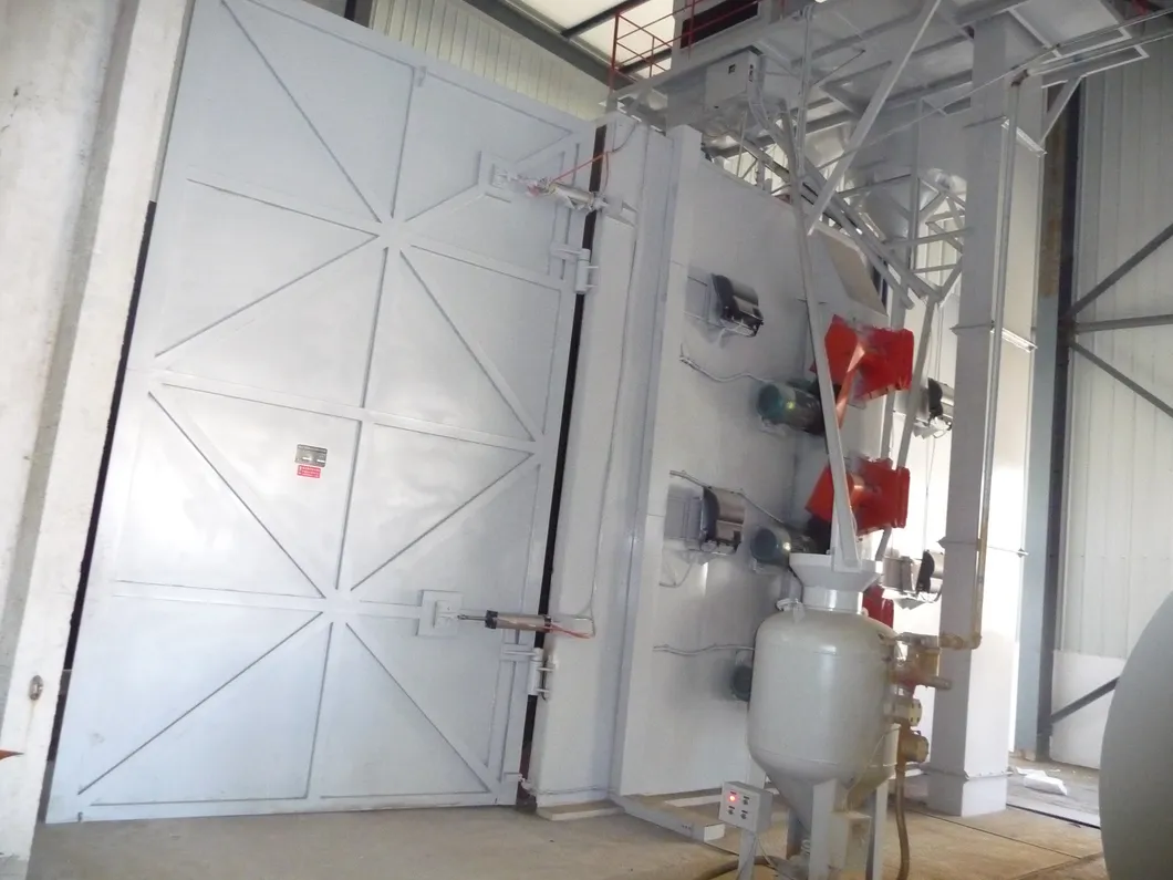 Turn Table Type Shot Blasting Machine