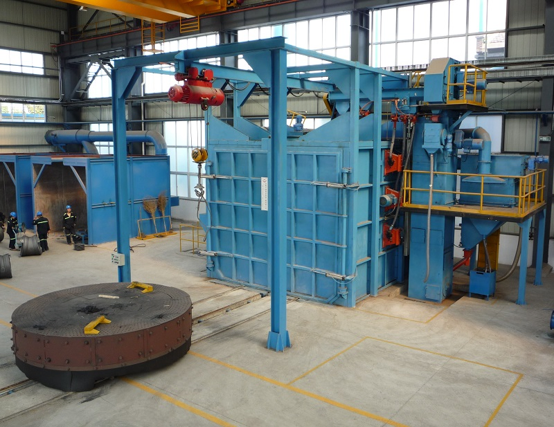 Electric Double Hook-Type Abrator Shot Blasting Machine for Casting and Burnishing