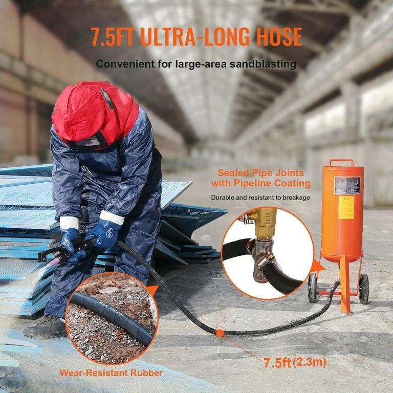 Customizable Length Sandblast Pipe with NPT/BSPP Threads for Global Industrial Blasting Systems Sandblast Pipe