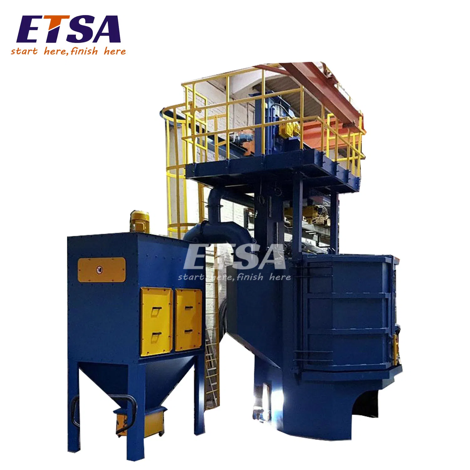 Rotary Table Shot Blasting Machine/Rotating Table Type Blast Cleaner