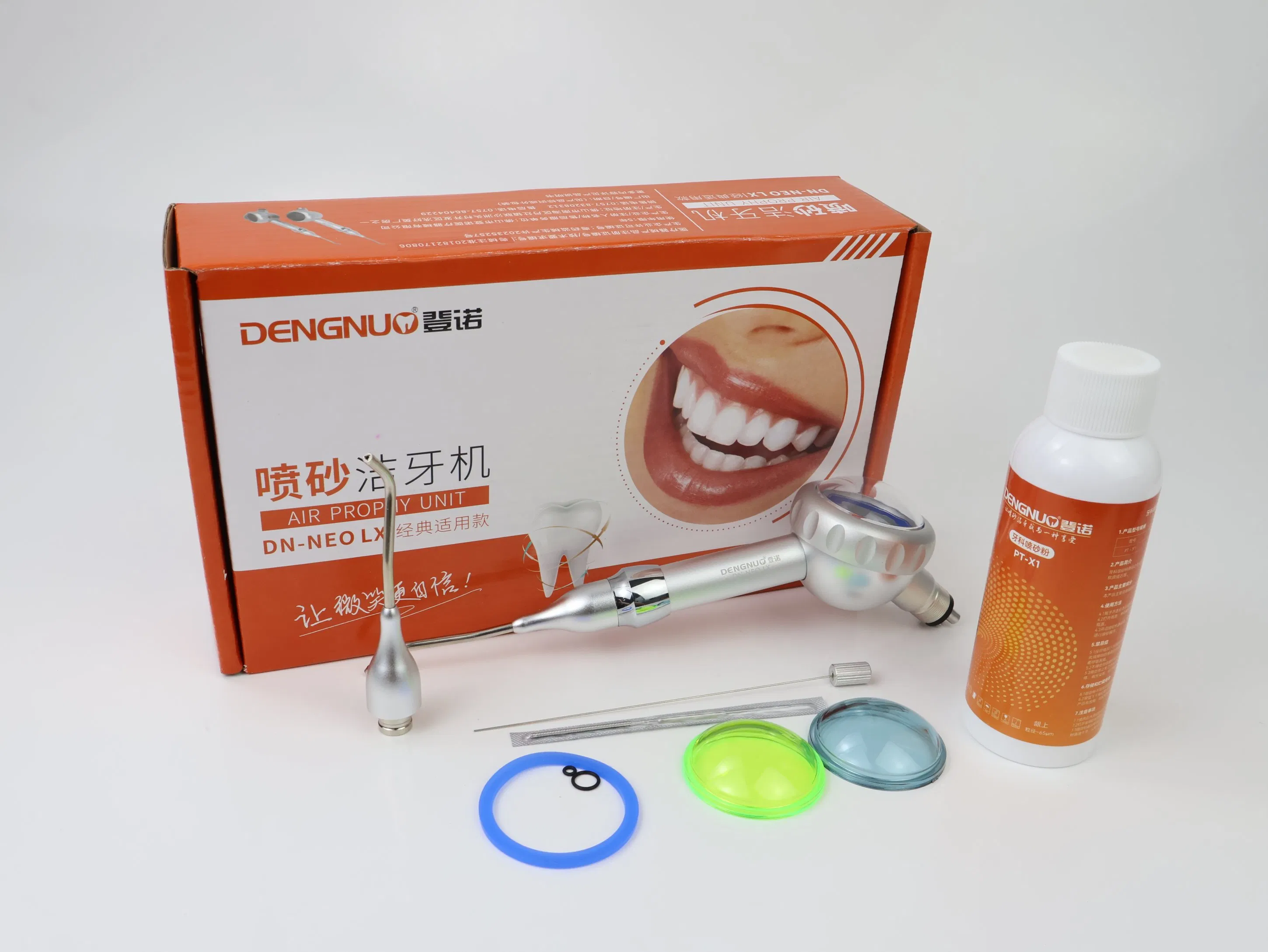 House Brand 2-Hole Air Prophy Unit - Mini, Lightweight. Air-Powered Tooth