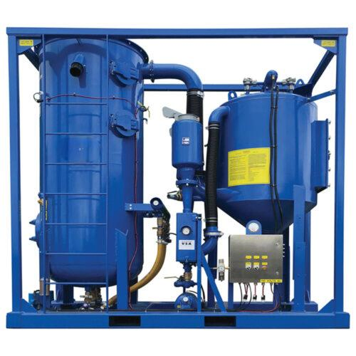 High Production Portable Media Vacuum Sand Blaster and Abrasive Recovery System for Abrasive Blasting