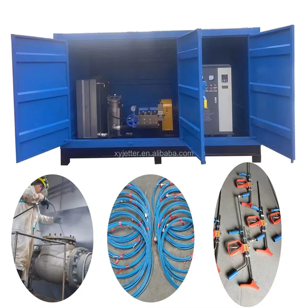 High Pressure Water Jetting System for Concrete Surface Roughening Cold Water Applications