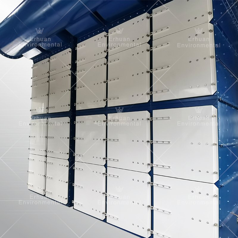 Auto Pulse Jet Flat Baghouse Cleaning System Dust Filter for Carbon Black Dust