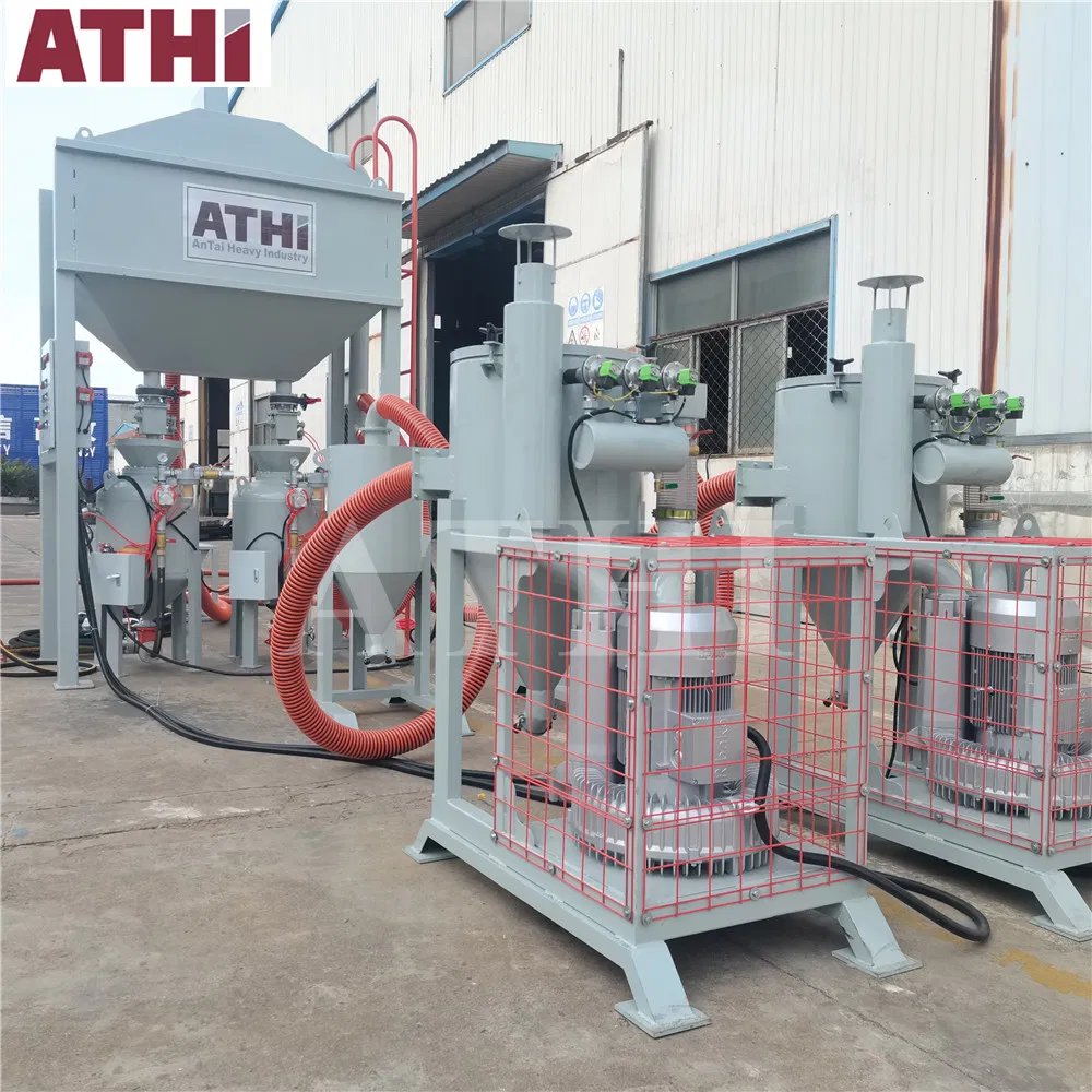 Garnet Steel Grit Aluminum Oxide Abrasive Blastroom Vacuum Blasting Recycling System
