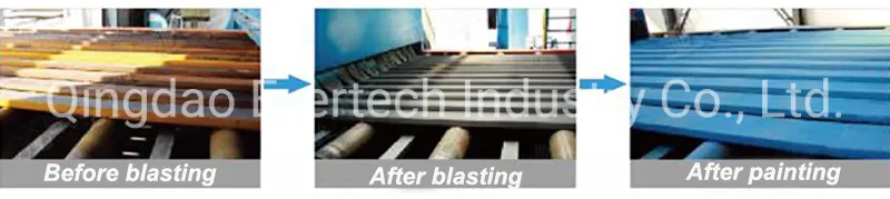 Steel Shot Blasting and Painting Machine