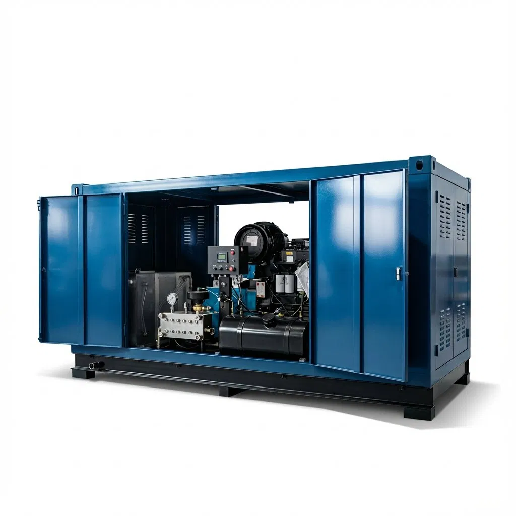 Ultra High Pressure Water Jetting System for Heavy Industry Rust Removal