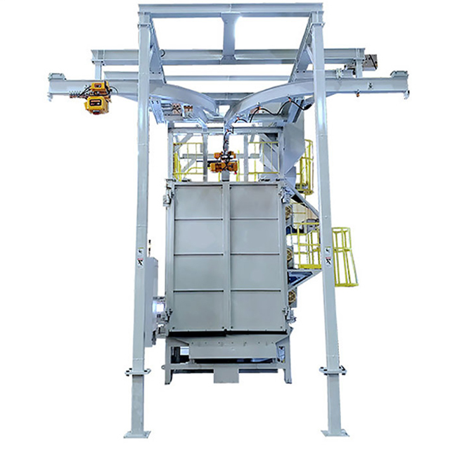 Factory Price High Pressure Centrifugal Die Casting Steel Fabricators Hook Type Hanger Shot Blasting Machine/ LPG Gas Cylinder