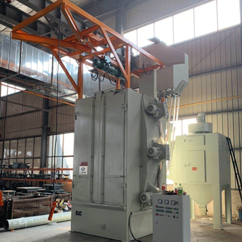 Megaflow Hook Type Shot Blasting Machine High Throughput