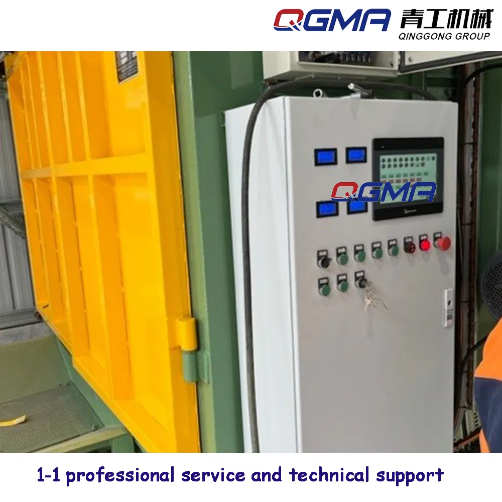 Automatic Double Hook Single Hoist Hanger Type Sand Shot Blasting Cleaning Machine