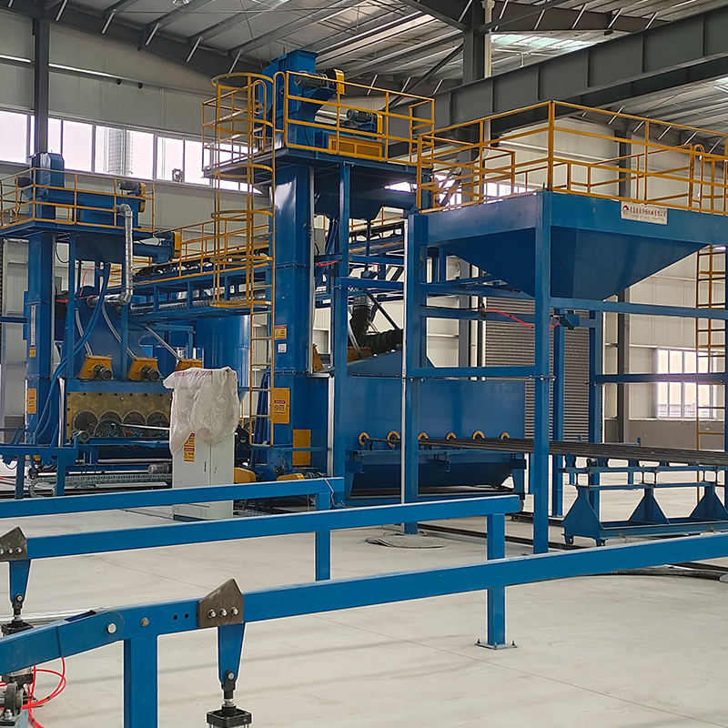 Integrated Steel Pipe Internal Sandblaster External Wall Cleaning Shot Blasting Machine
