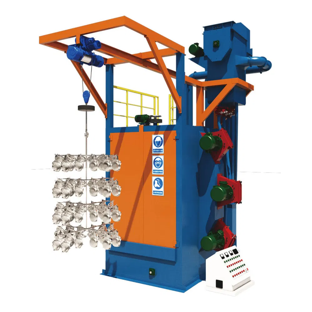 Hanger Hook Type Shot Blasting Machine/Sand Blasting Machine for Hot Rolled Bars with Certificate CE ISO