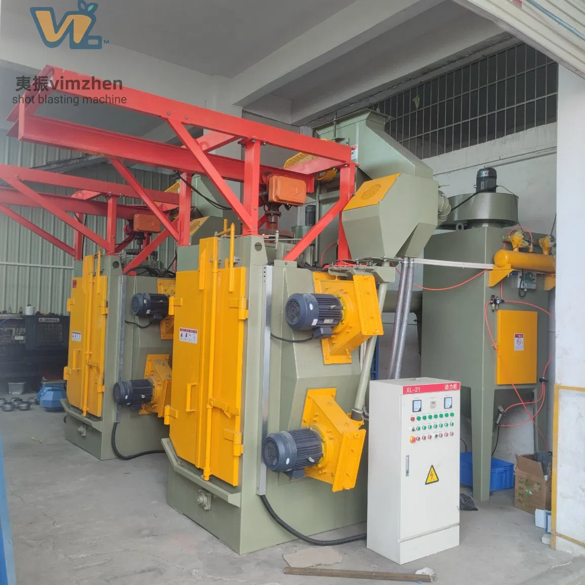 Custom Crawler Tumble Belt Wire Mesh Hook Type Casting Metal Parts Auto Parts Steel Pipe Steel Plate Shot Sand Blasting Cleaning Sandblasting Machine