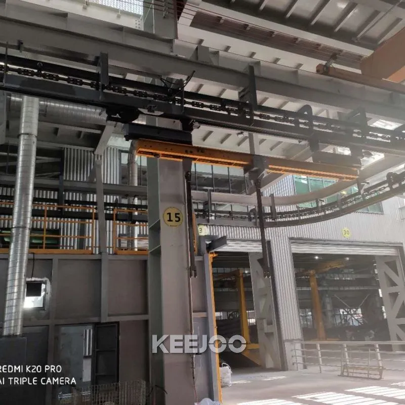 Monorail Catenary Shot Blasting Machine