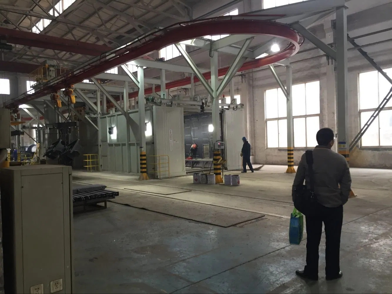 Automatic Sandblasting Booth System for Industrial Applications