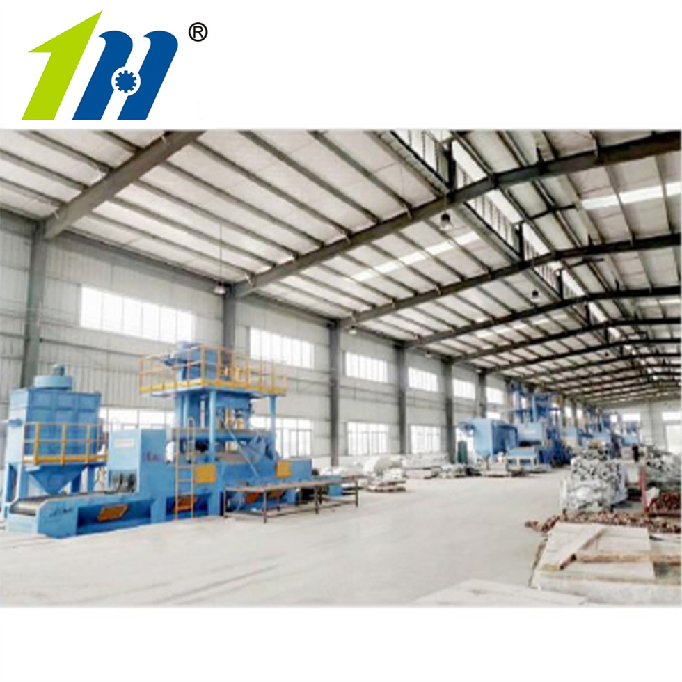 Wire Mesh Belt Type Aluminum Parts Shot Blasting Cleaning Machine