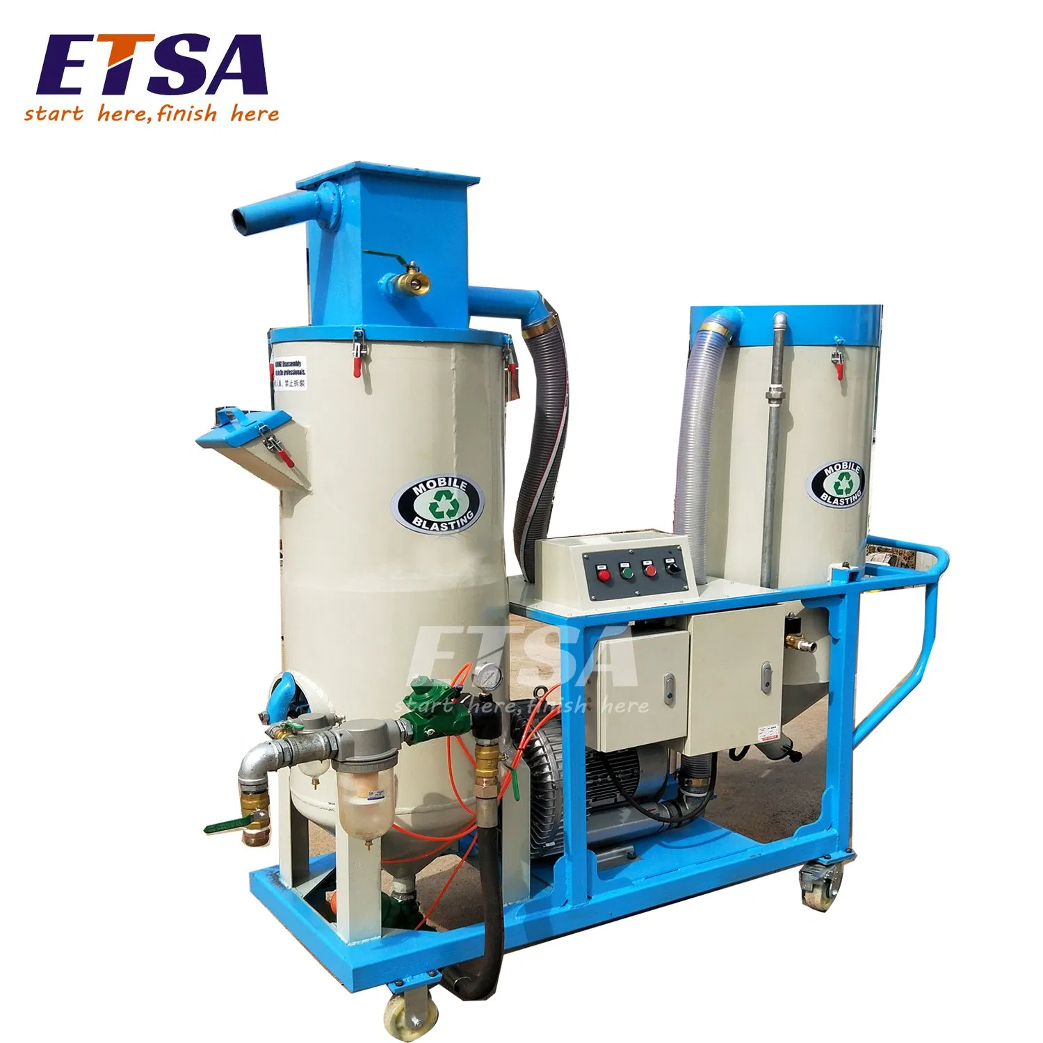 Vacuum Blaster Portable Abrasive Blast and Recovery System Manufacturer